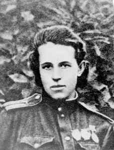 Anna in uniform,front